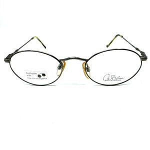 Kenmark Eyeglasses Frames Gallery Silver Round Tortoise‎ 49-20-140 H11133